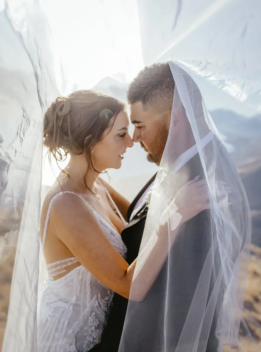 Heli elopement photography in Queenstown and Wanaka, New Zealand